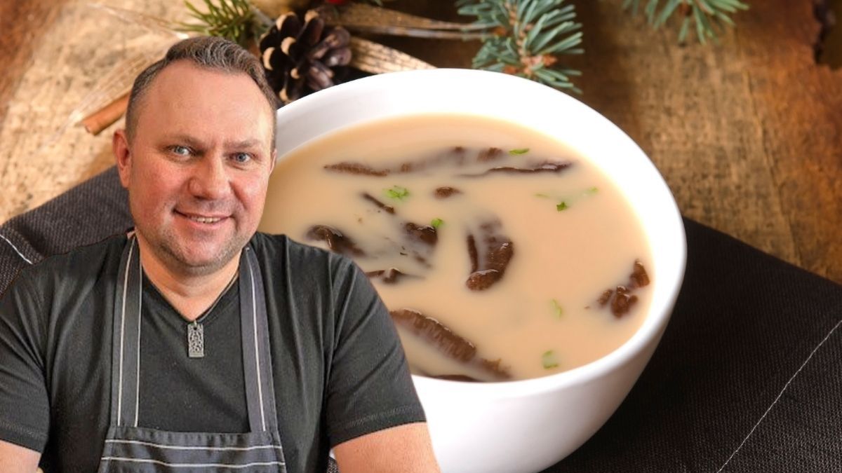 Zupa grzybowa Strzelczyka wychodzi kremowa i pełna aromatu