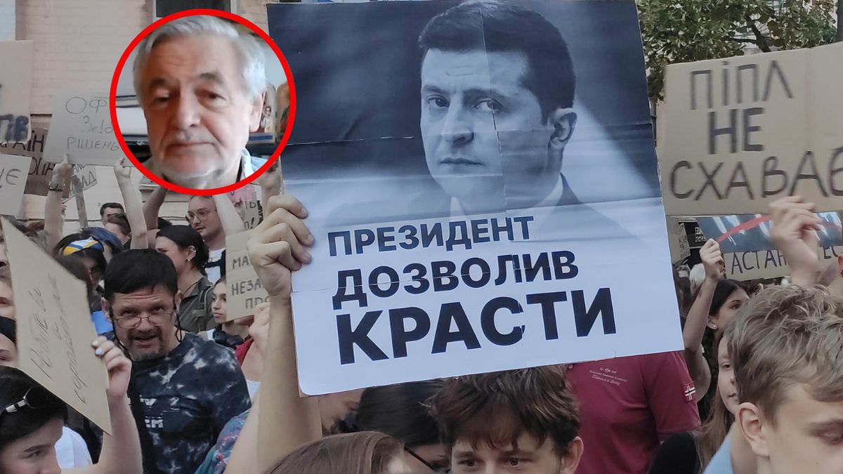 Protesty w Ukrainie. Ekspert: Zełenski będzie się musiał wycofać