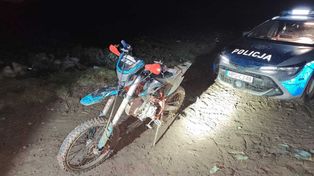 Kraków: 16-latek na motocyklu uciekał przed policjantami