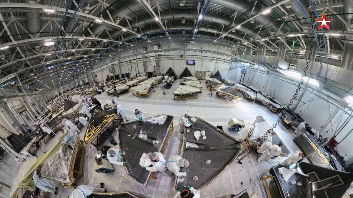 Rosyjska fabryka dronów w Tatarstanie