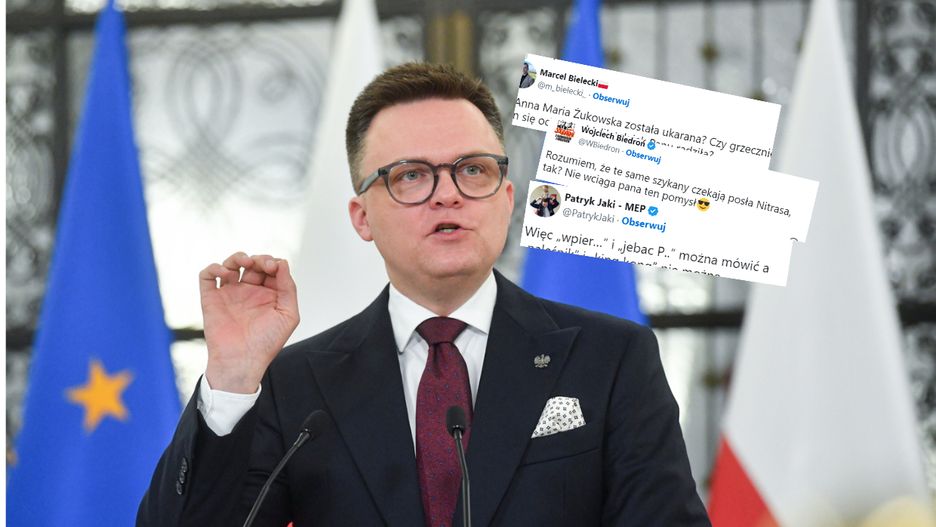 Internauci komentują wpis Hołowni