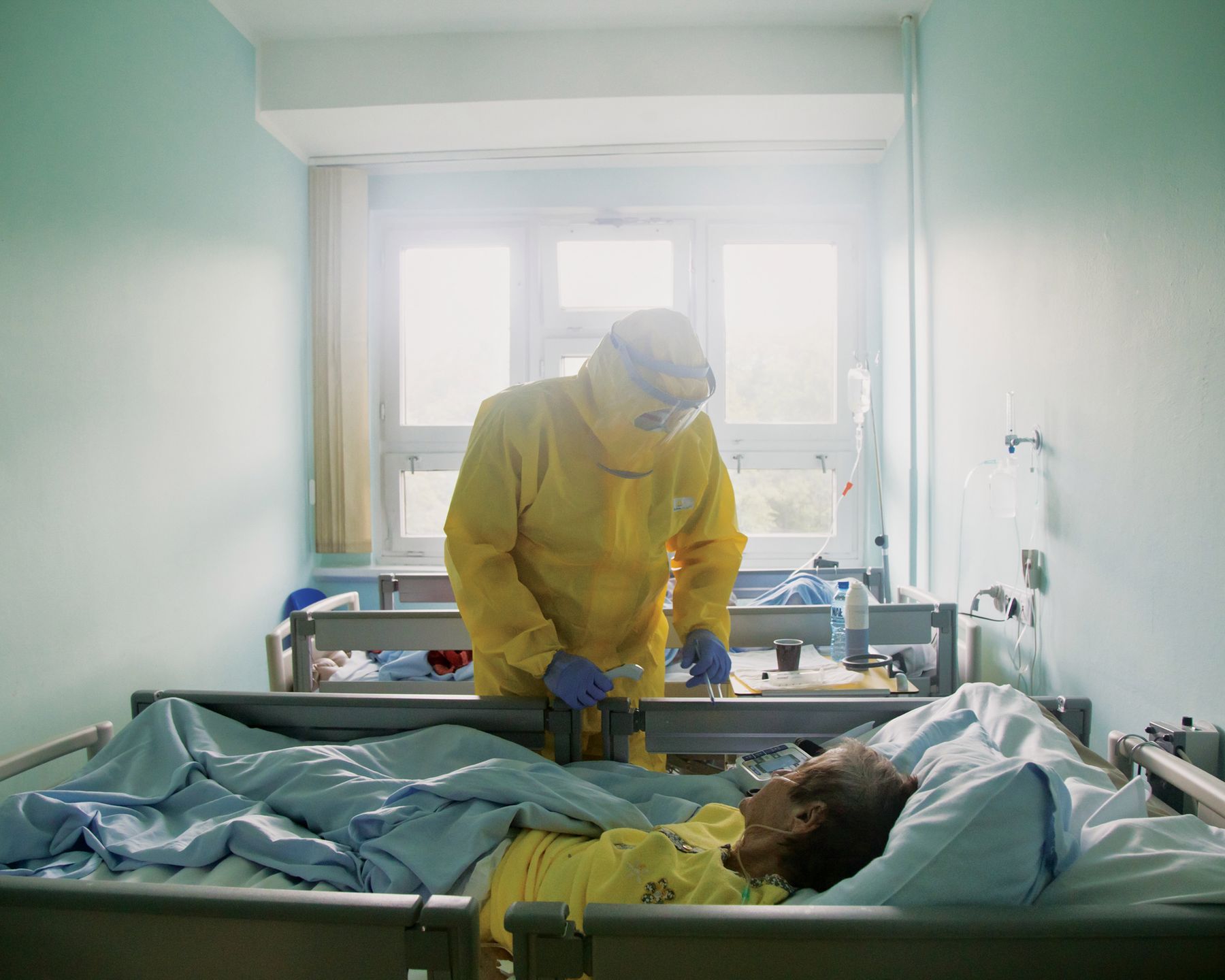 Koronawirus w Polsce. Strefa Zero, czyli Wojewódzki Szpital Specjalistyczny MEGREZ w Tychach okiem Wiktorii Kot 12