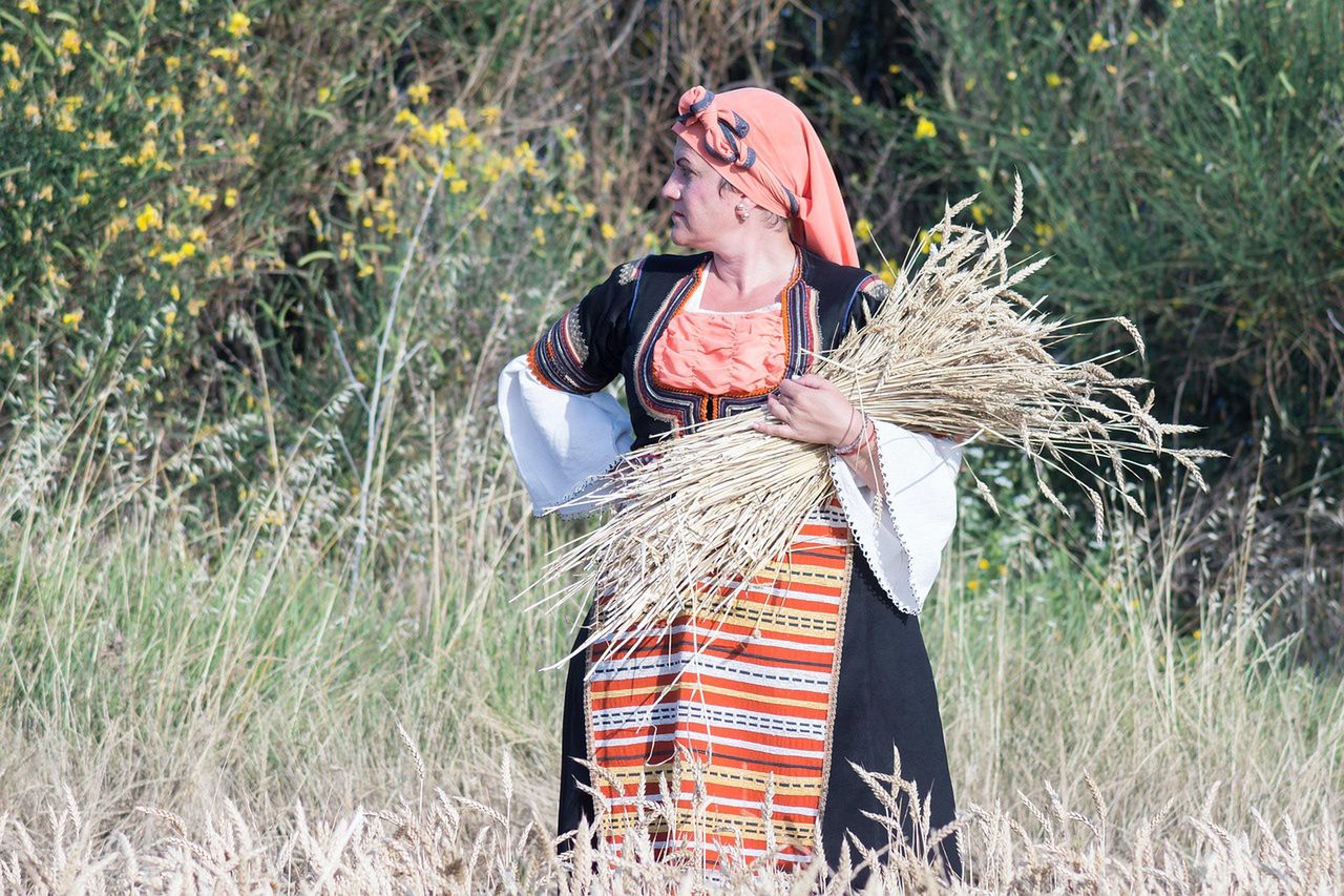 Festyn folklorystyczny w skansenie w Kłóbce, gmina Lubień Kujawski.