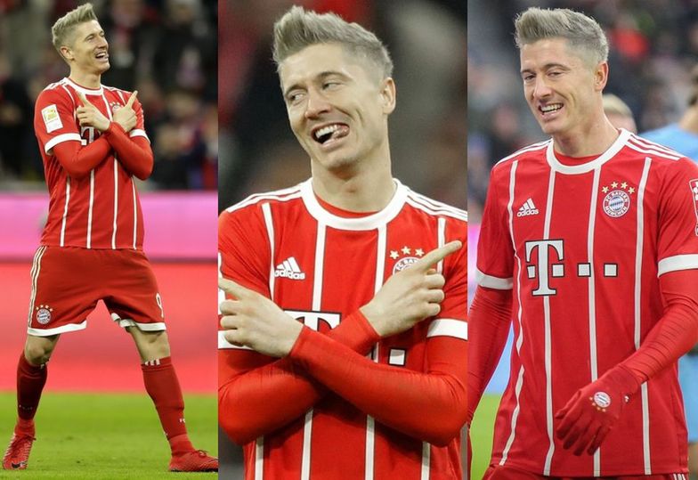 Blondwłosy Lewandowski strzela dwa gole dla Bayernu
