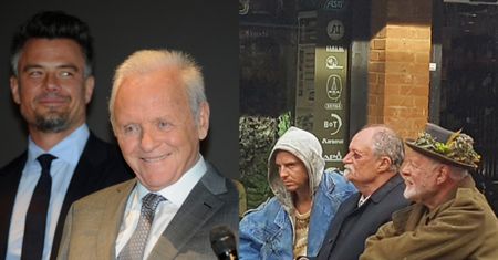 Kobieta POMYLIŁA HOPKINSA Z BEZDOMNYM. "Tam jest hostel, może chciałbyś zostawić tam swój wózek?"