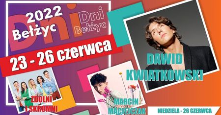 Dni Bełżyc 2022 – PROGRAM. Wystąpią: Defis, Dawid Kwiatkowski, Marcin Maciejczak