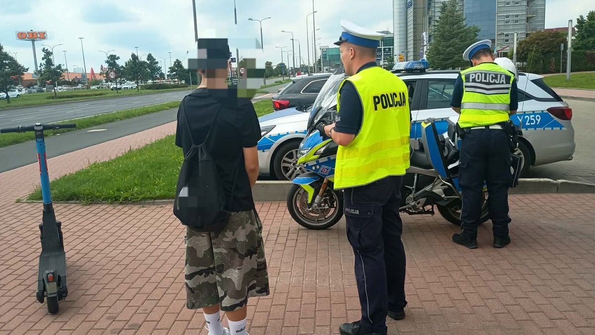 Kontrole użytkowników hulajnóg