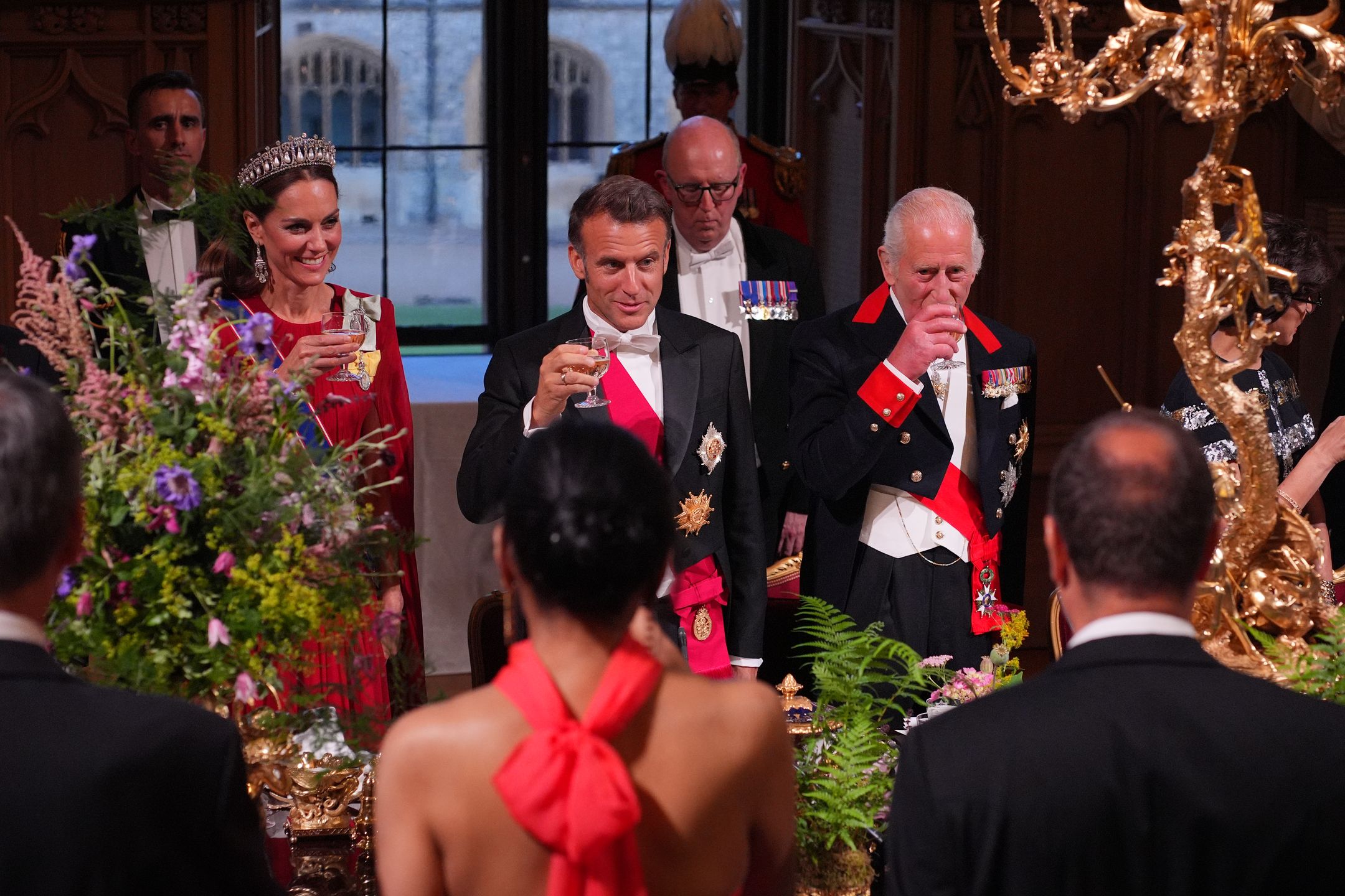 Kate Middleton, Emmanuel Macron, król Karol