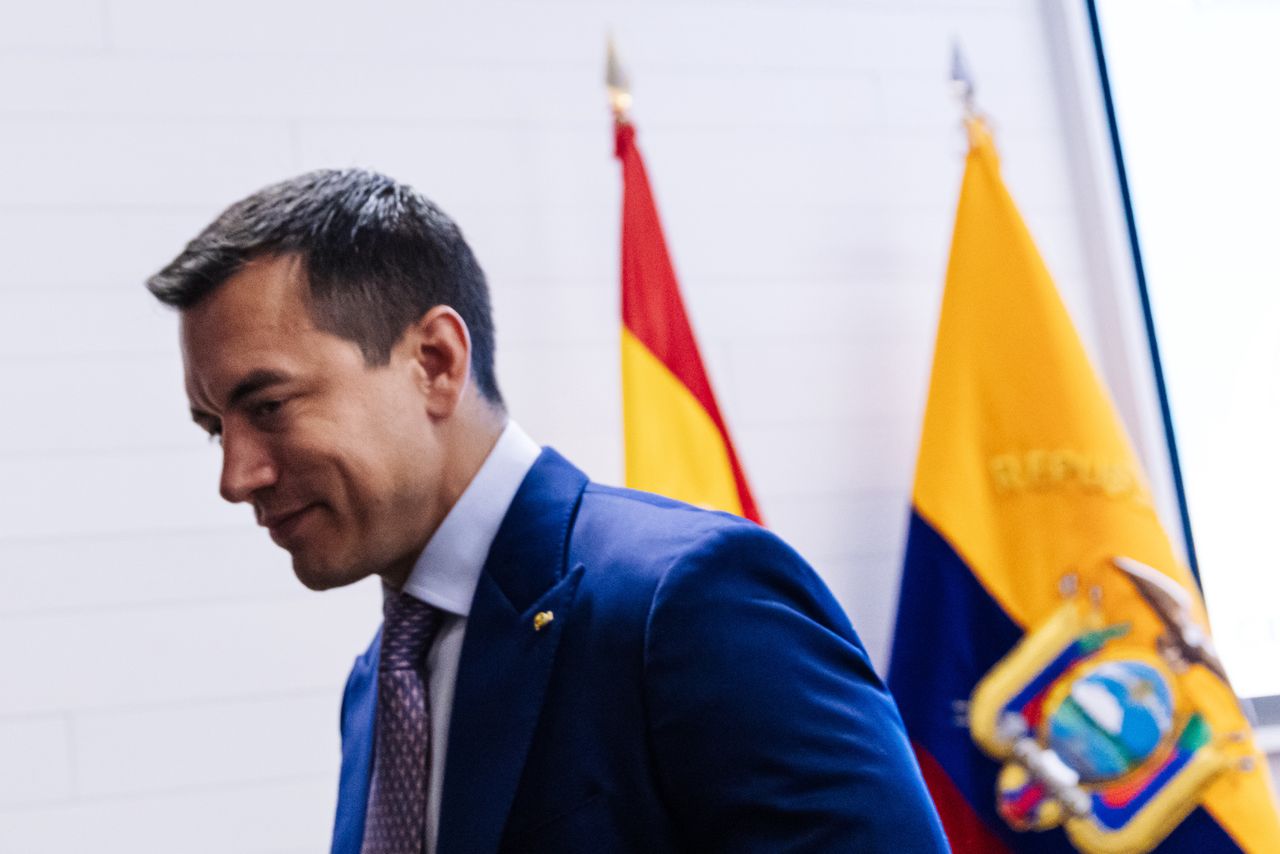 President of Ecuador Daniel Noboa