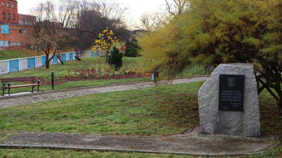 Odnowiony zieleniec przy ul. Jordana źródło: UM Legnica)