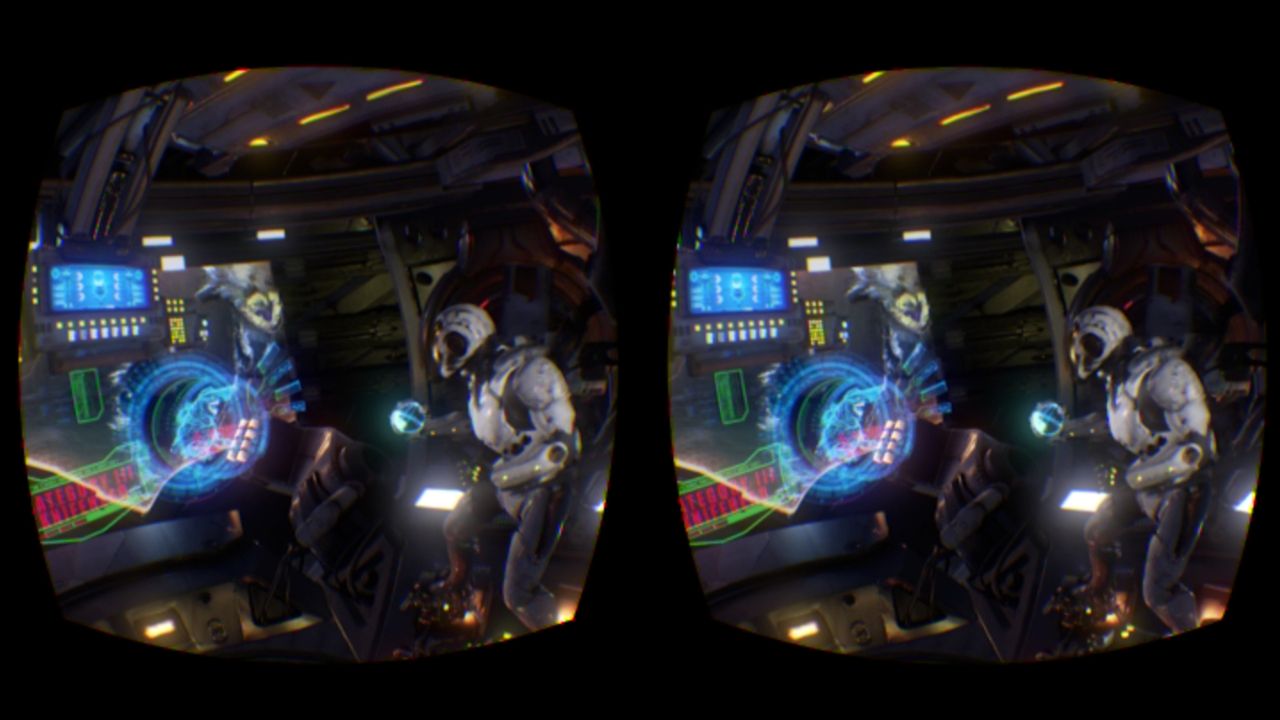 Gear VR - wnętrze robota. Inna perspektywa dla każdego oka