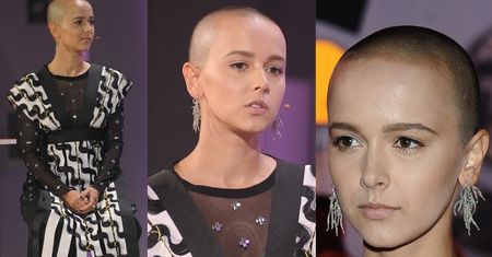 ŁYSA MONIKA BRODKA pokazała się na imprezie! (ZDJĘCIA)