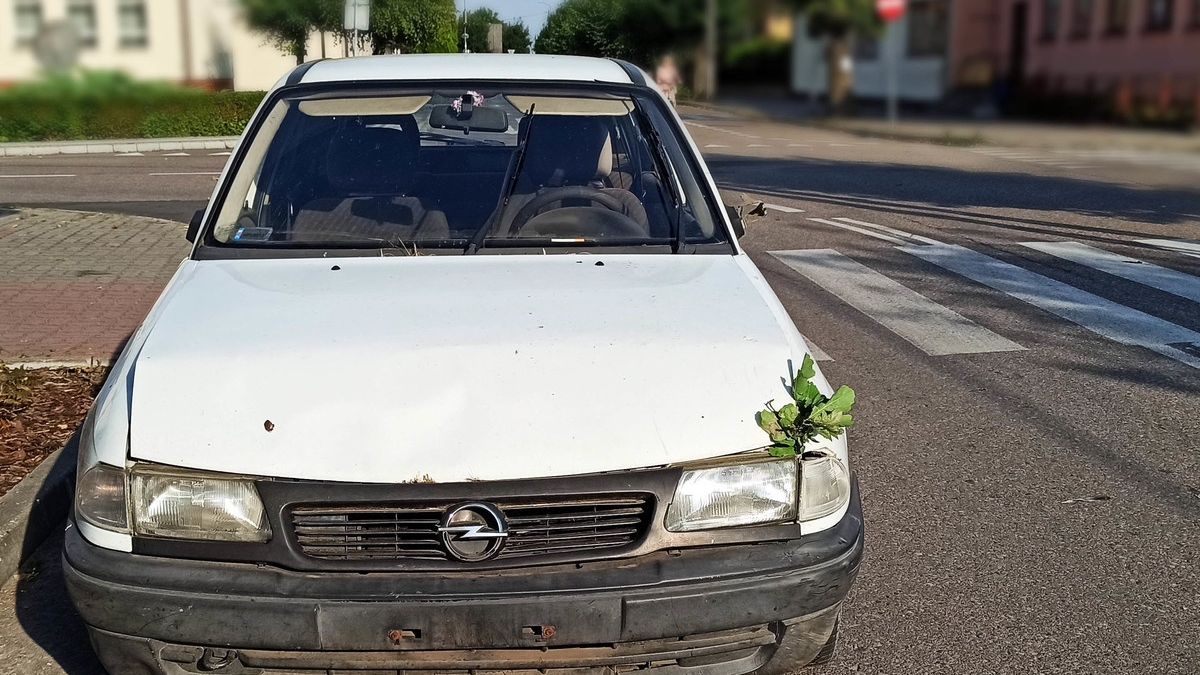 Tym autem jechał pijany kierowca. M.in. brak lusterek
