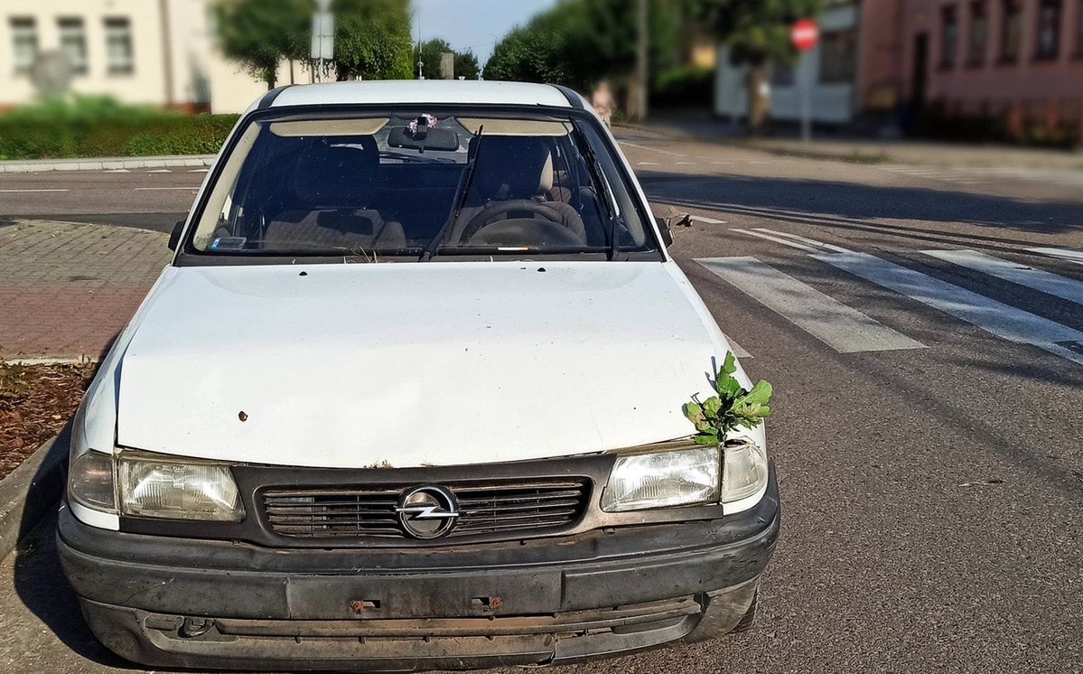 Miał dwa promile. Twierdził, że jego samochód spadł z nieba