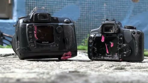 Nikon D70 i Canon 400D w ogniu 1