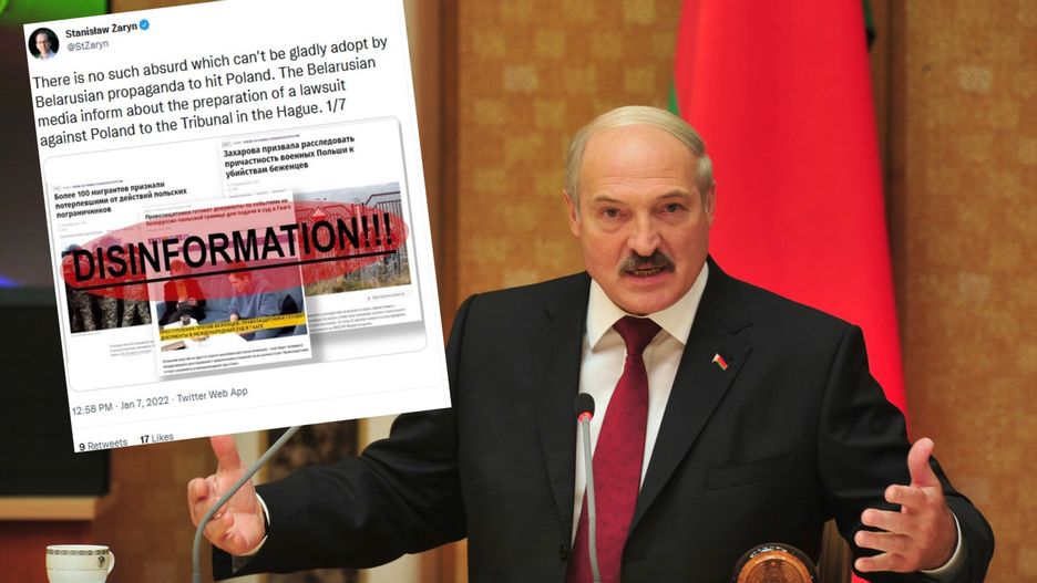 Białoruskie media o pozwie przeciwko Polsce do Trybunału w Hadze