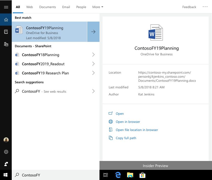 przykład wyszukiwania pliku