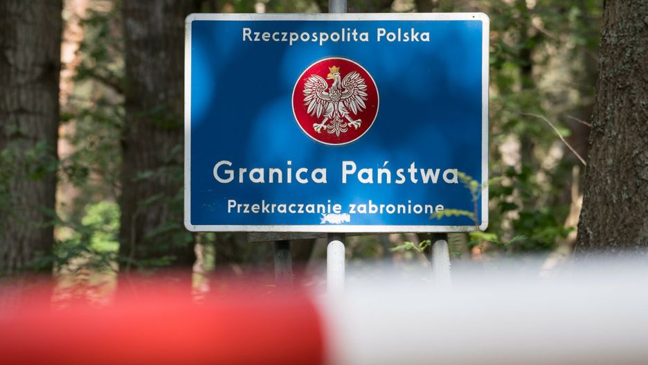 Granica Polski z Federacją Rosyjską. Obwód Kaliningradzki jest jednocześnie zewnętrzną granicą Unii Europejskiej z Rosją
