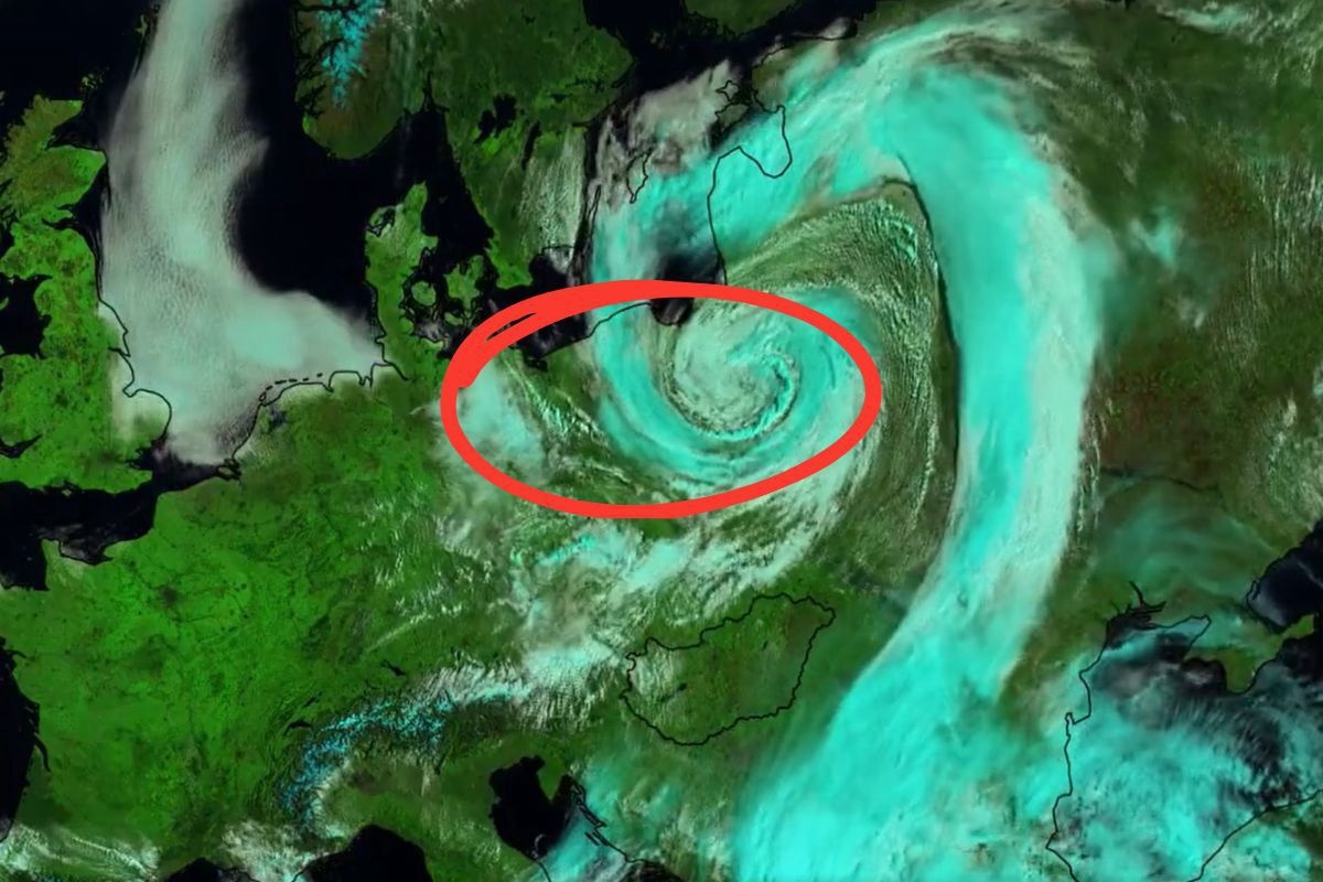 Pogoda w Europie. Niż wiruje nad Polską