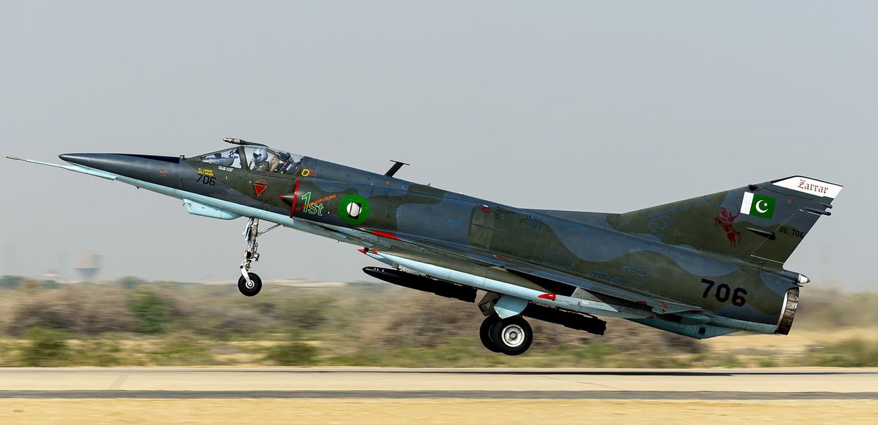 Pakistanisches Flugzeug Mirage V