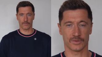 SZOK I NIEDOWIERZANIE: Robert Lewandowski zapuścił WĄSA! Pasuje mu?