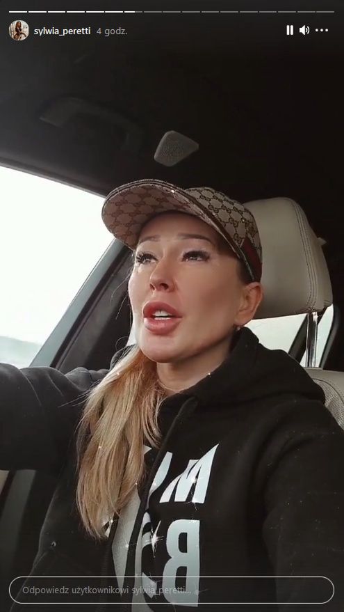 Sylwia Peretti przyłapana przez drogówkę