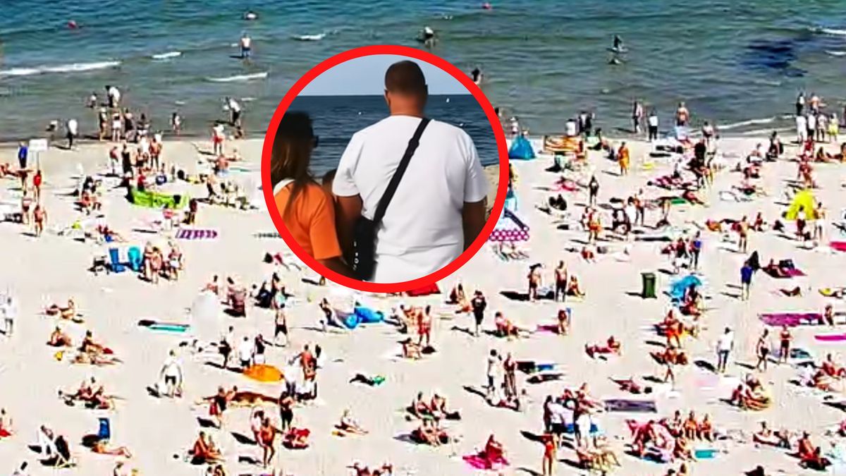 Na plaży w Kołobrzegu stanął piękny zamek.