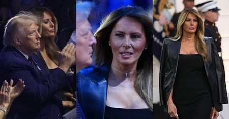 Odpicowana Melania Trump dzielnie wspierała męża na gali UFC Freedom 250. Myślicie, że dobrze się bawiła? (ZDJĘCIA)