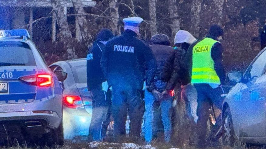 Zdjęcie z miejsca zatrzymania