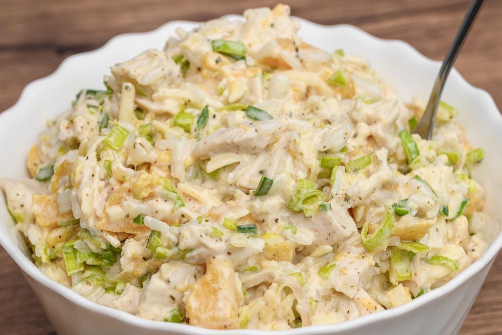 Wiosenna sałatka z ryżem