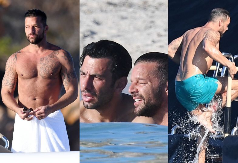 Ricky Martin z mężem i przyjaciółmi wygrzewają się na włoskim wybrzeżu