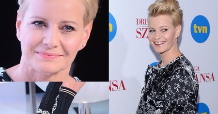Kożuchowska w botkach z perłami za 5 TYSIĘCY promuje "Drugą Szansę". Stylowa? (ZDJĘCIA)