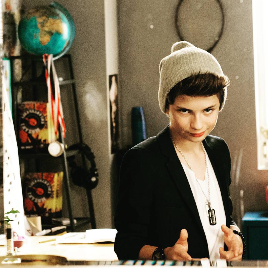 Jakub Jankiewicz w dzieciństwie