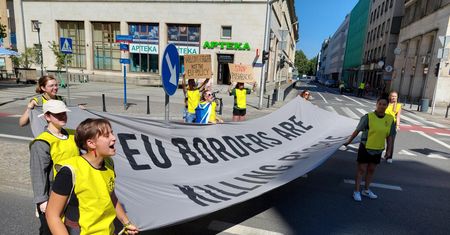 Amnesty International zorganizowała protest w Warszawie