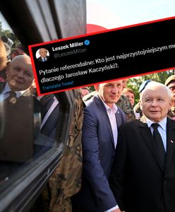 Były premier zadrwił z Kaczyńskiego. Zgłasza pytanie do referendum