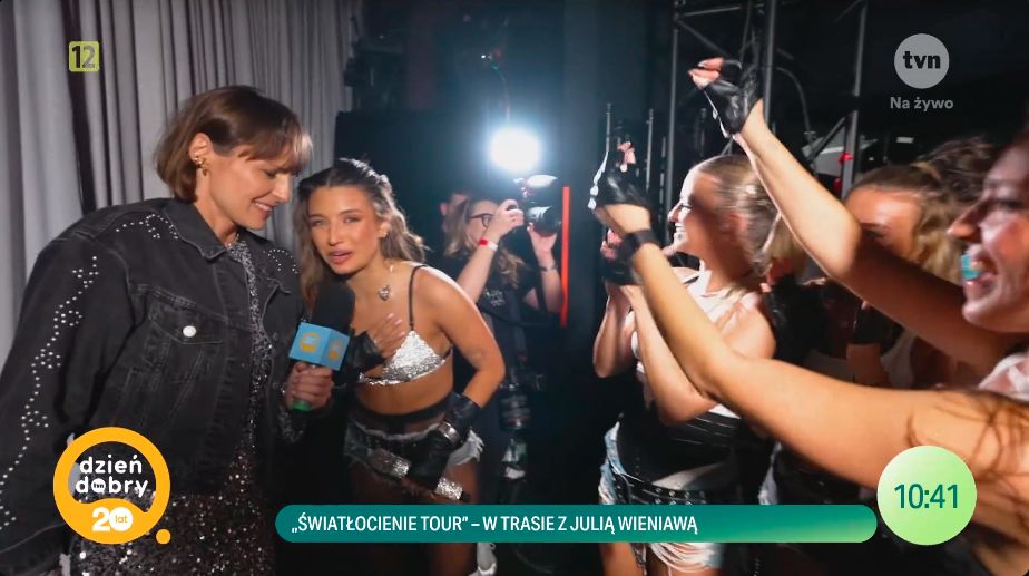 Materiał "DDTVN" o koncercie Julii Wieniawy