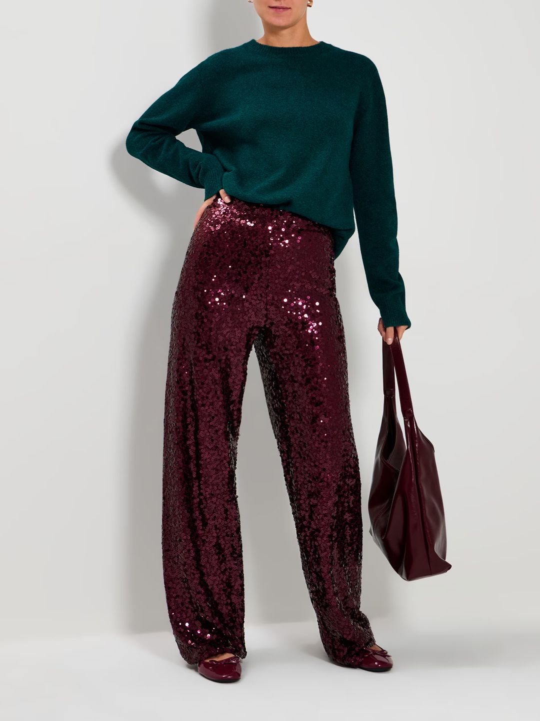 Zielony sweter z kolekcji Sinsay 