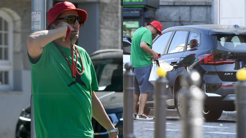 Michał Koterski parkuje na zakazie.