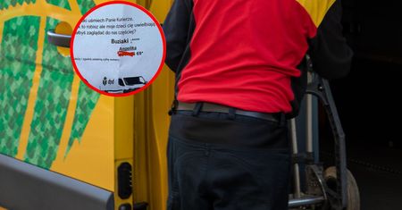 Kurier pokazał list, który znalazł za wycieraczką. Treść obiegła sieć