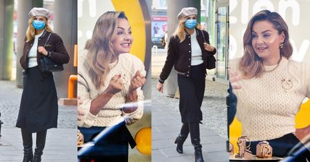 Małgorzata Socha prezentuje "paryski szyk" w bejsbolówce Celine za 8 tysięcy i z torebką Chanel za 20 tysięcy. Ikona stylu? (ZDJĘCIA)