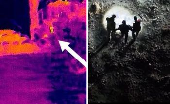 Dron "wypatrzył" 73-latka. Senior stracił orientację w terenie