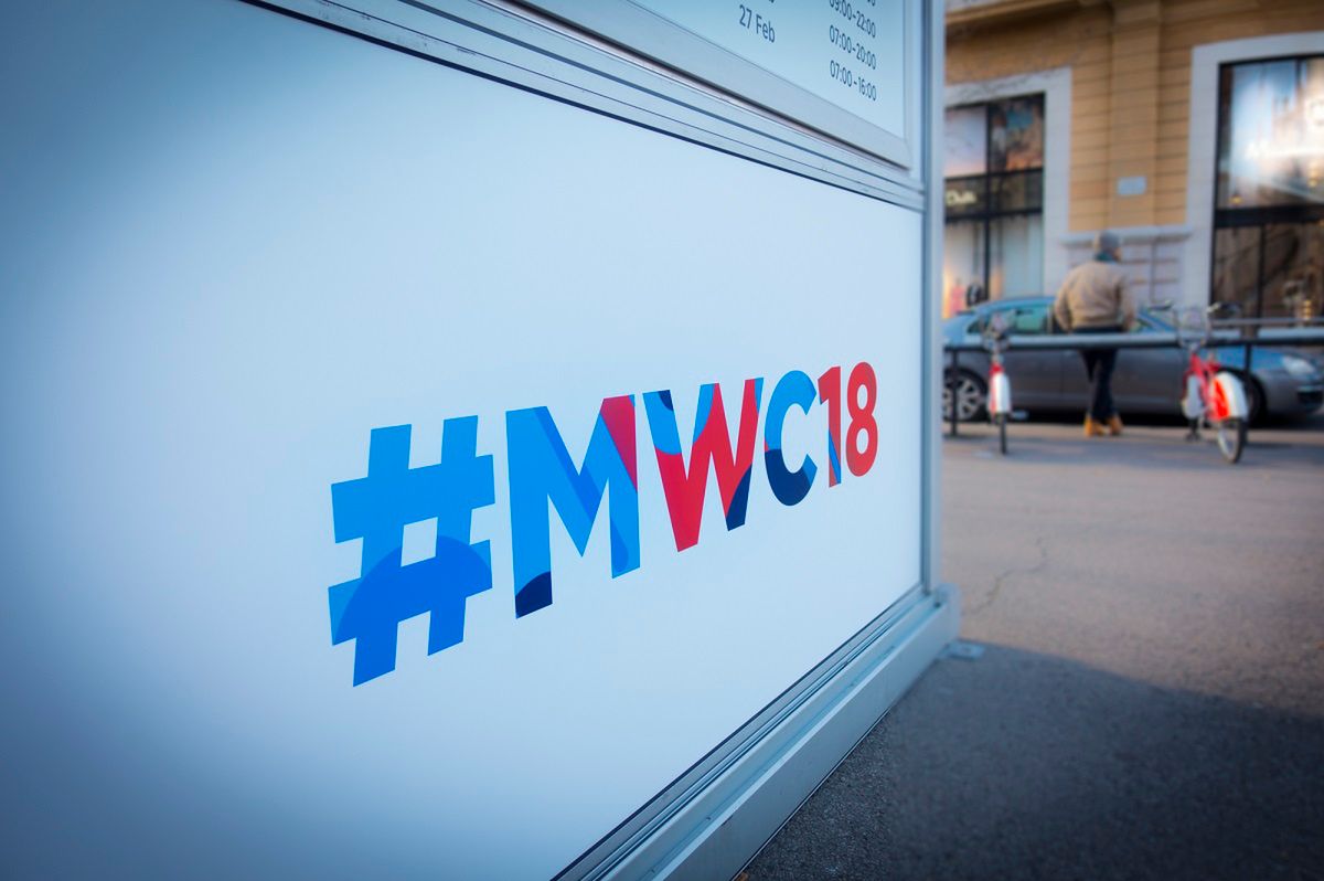 Logo MWC 2018 z depositphotos