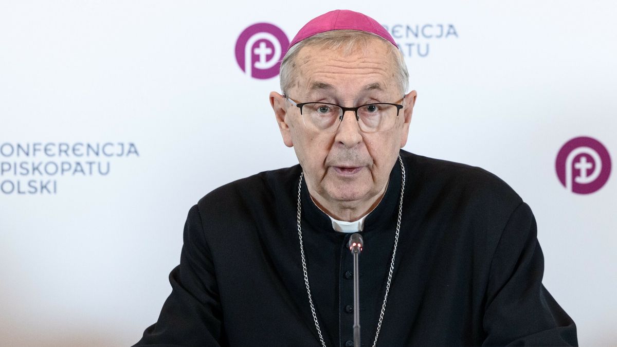 East News archiwum
Fot. Karol Porwich/East News, Czestochowa,  21.11.2023. 396. Zebranie Plenarne Konferencji Episkopatu Polski na Jasnej Gorze. Konferencja prasowa po zakonczeniu obrad. N/z:  Abp Stanislaw Gadecki - przewodniczacy KEP.
KP