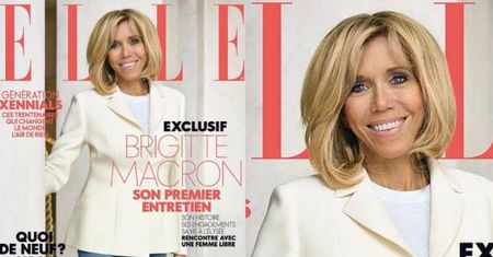 Brigitte Macron na okładce "Elle"!