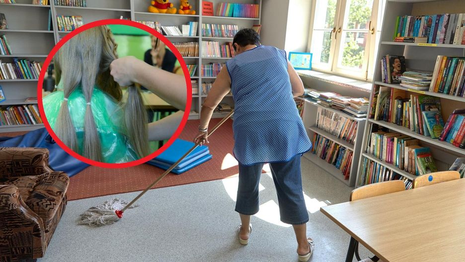 Sprzątaczka i opiekunka ze szkolnej świetlicy podcięły dziewczynce włosy. Rodzice poszli do kuratorium