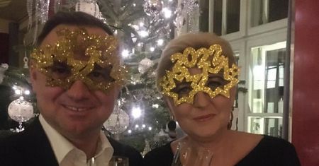 Życzenia pary prezydenckiej. Andrzej Duda opublikował zdjęcie z zabawy sylwestrowej