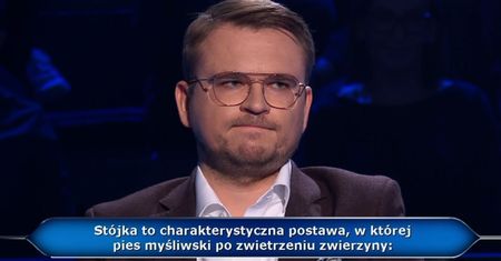 "Milionerzy". Był pewny siebie i szedł jak burza. "Przejechał się" na pytaniu o polowania