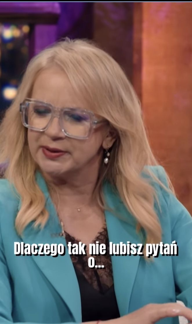 Piotr Cyrwus wyszedł po pytaniu Marzeny Rogalskiej o Ryśka z "Klanu"