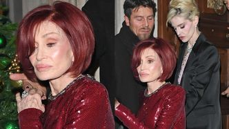 Odchudzone Sharon i Kelly Osbourne wychodzą z restauracji. Wdowa po Ozzym narzekała niedawno na efekty po stosowaniu Ozempicu (FOTO)
