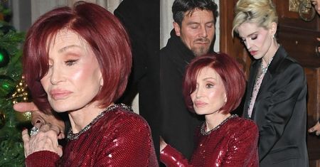 Odchudzone Sharon i Kelly Osbourne wychodzą z restauracji. Wdowa po Ozzym narzekała niedawno na efekty po stosowaniu Ozempicu (FOTO)